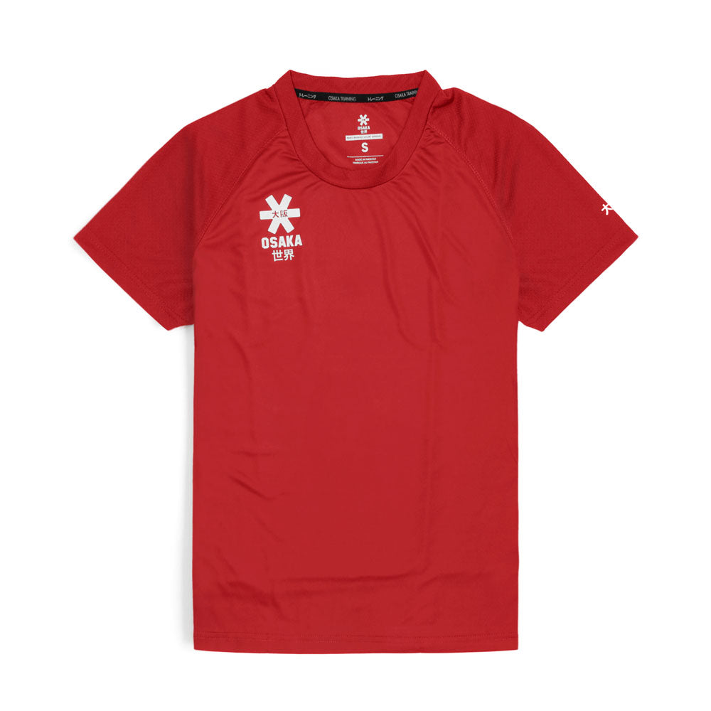 Osaka Polyester Training Tee for Boys-KTST-2230-red