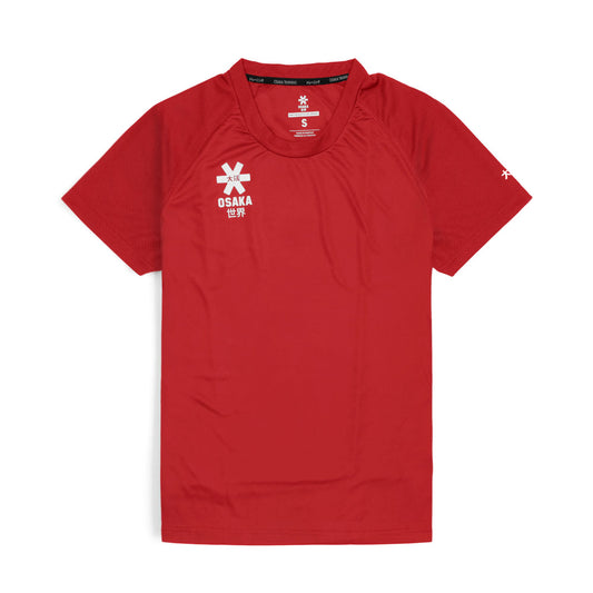 Osaka Polyester Training Tee for Boys-KTST-2230-red