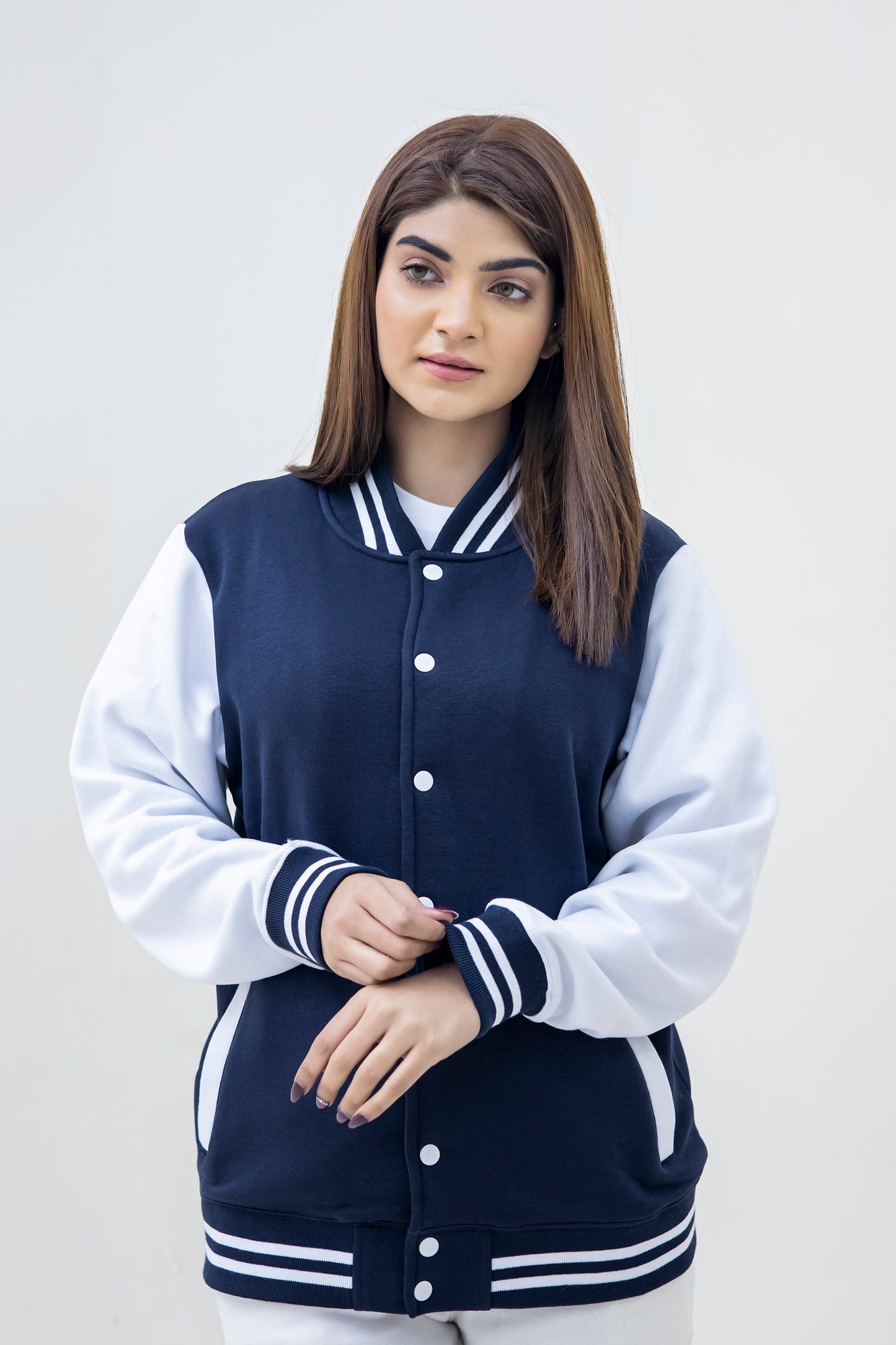 Joma Unisex Embroidered BaseBall Varisty Jacket -2594