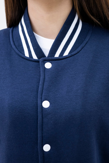 Joma Unisex Plain BaseBall Varisty Jacket -2595