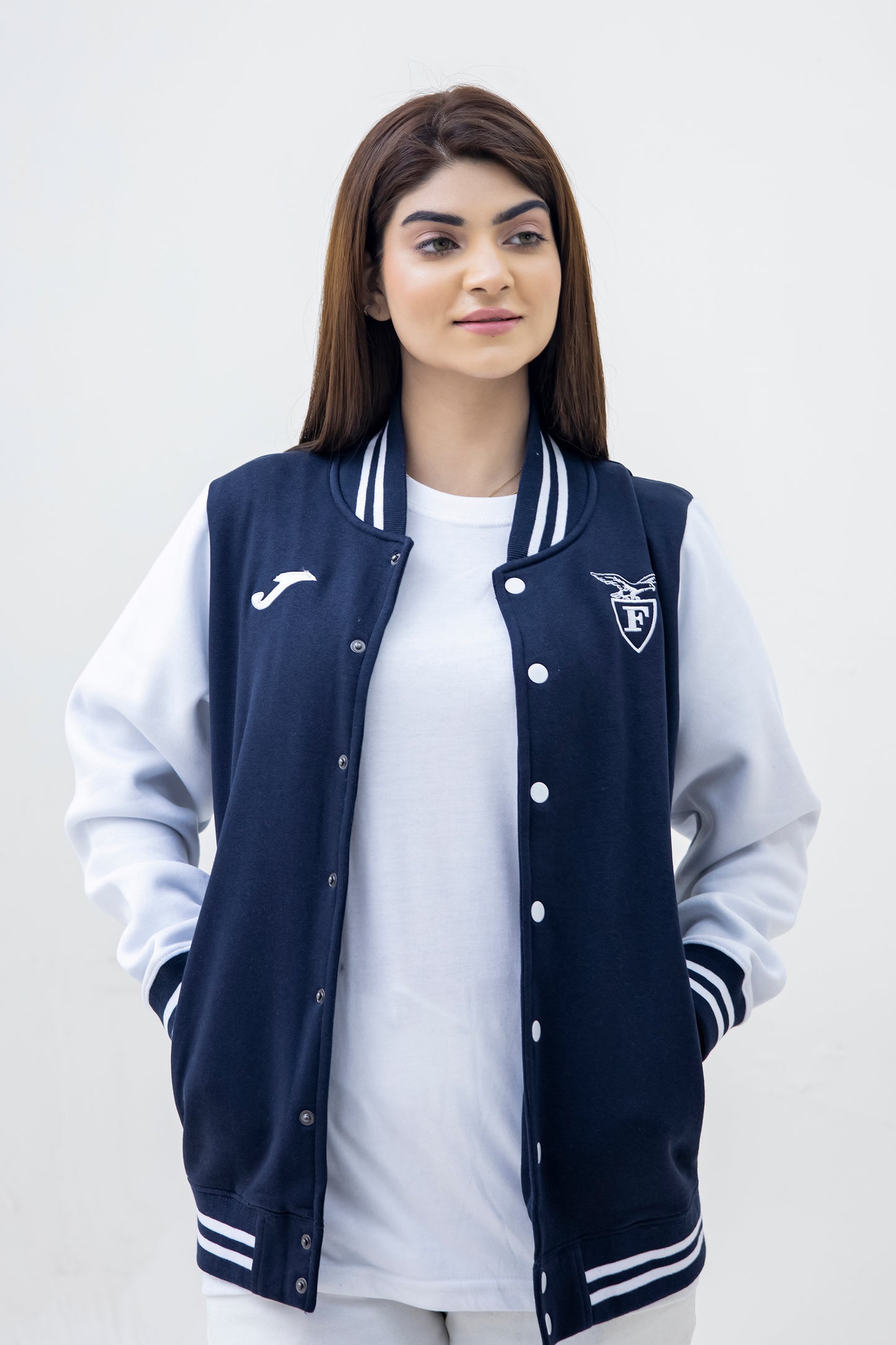 Joma Unisex Embroidered BaseBall Varisty Jacket -2594