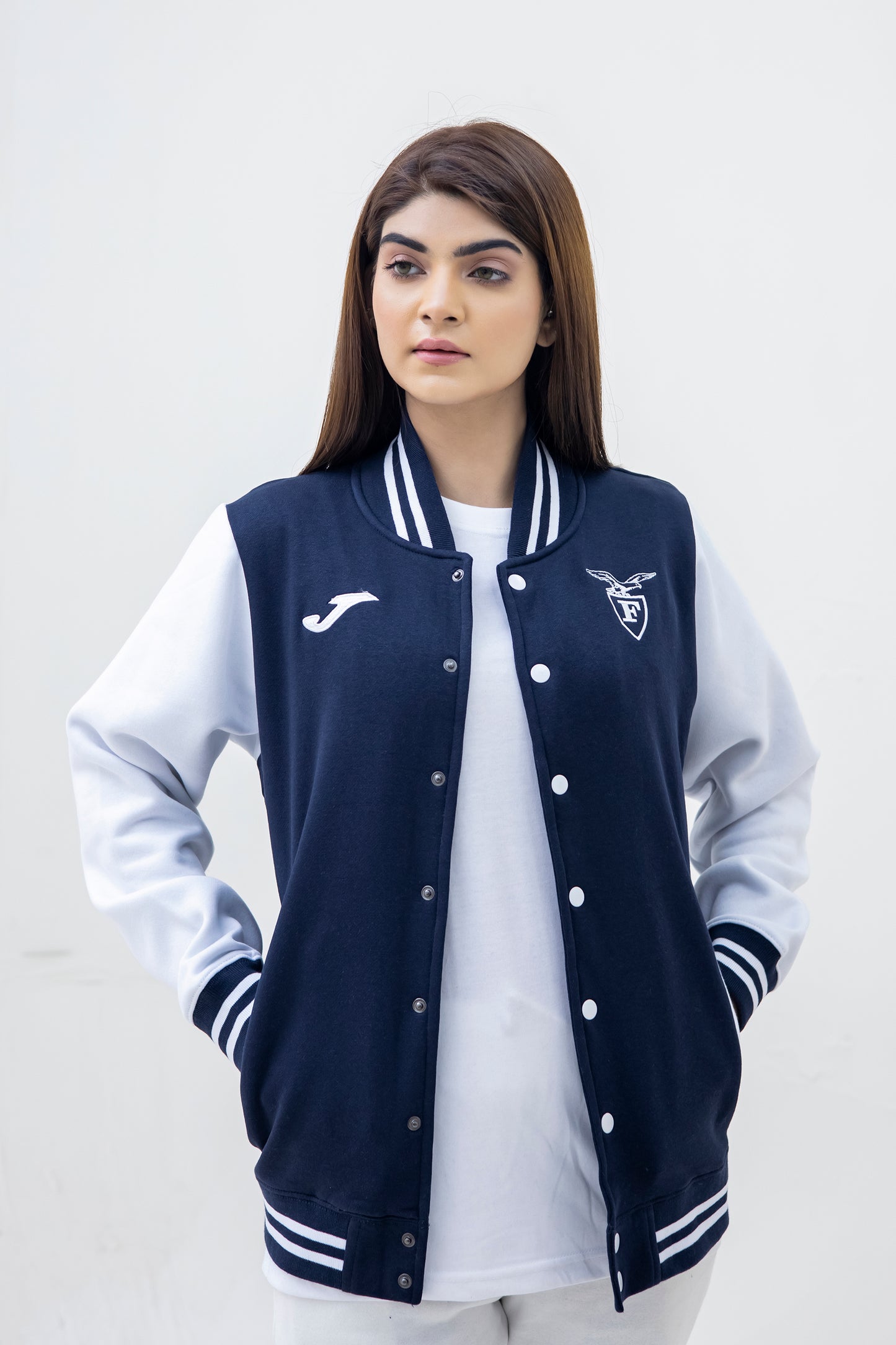 Joma Unisex Embroidered BaseBall Varisty Jacket -2594