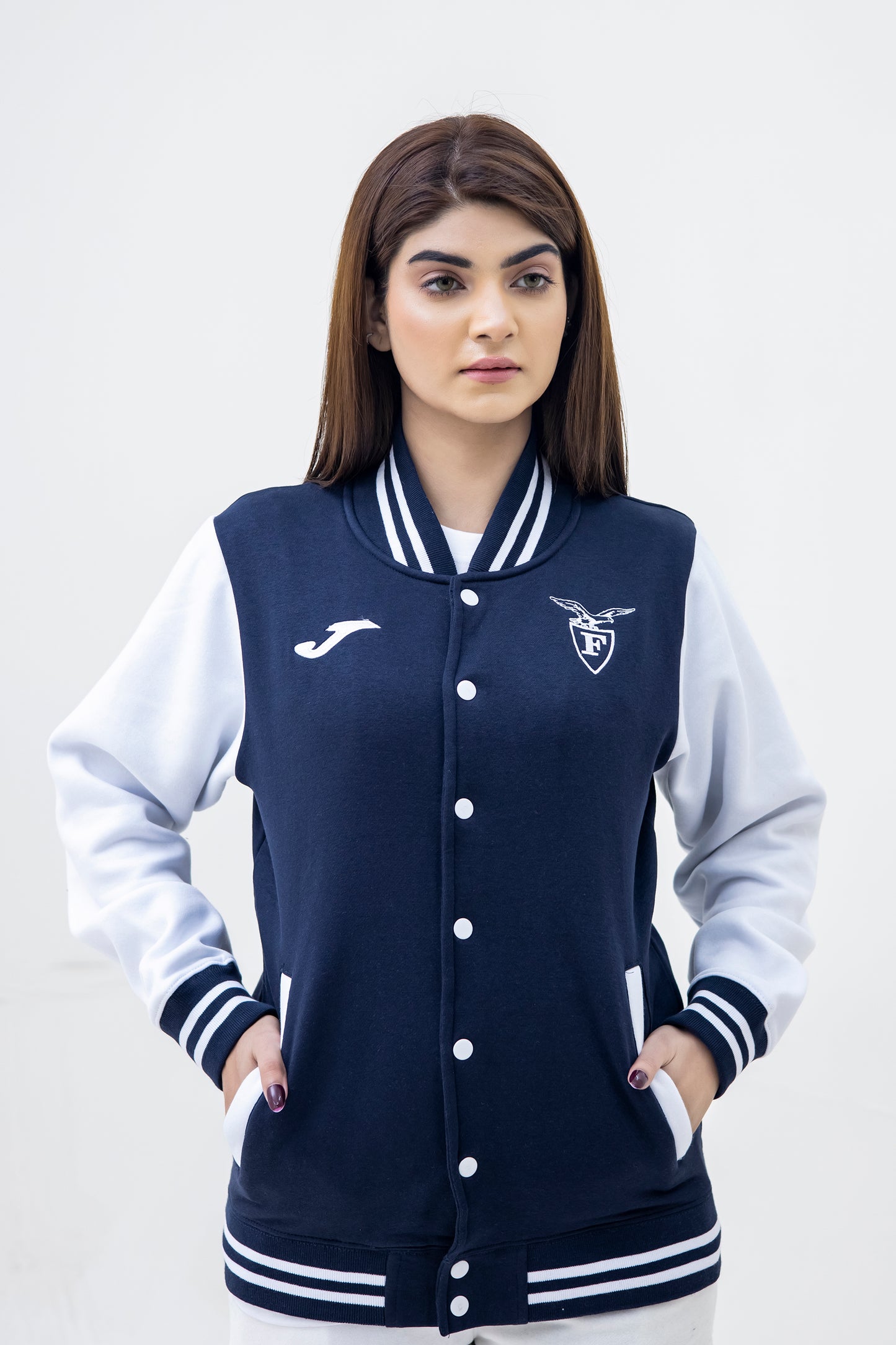 Joma Unisex Embroidered BaseBall Varisty Jacket -2594