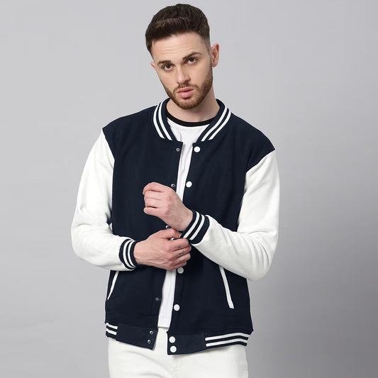 Joma Unisex Plain BaseBall Varisty Jacket -2595