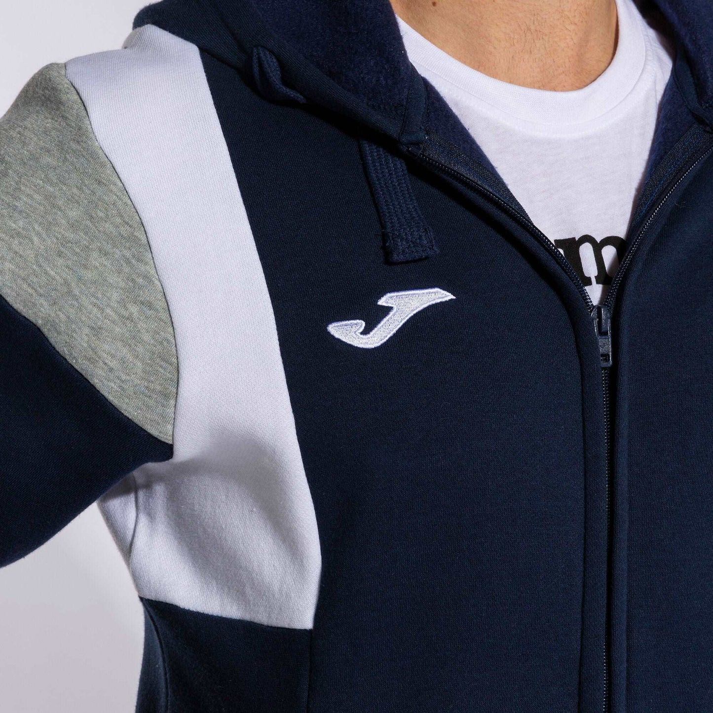 Joma Full Zipper Hood For Men-MZHDY-2006-Navy Blue - FactoryX.pk