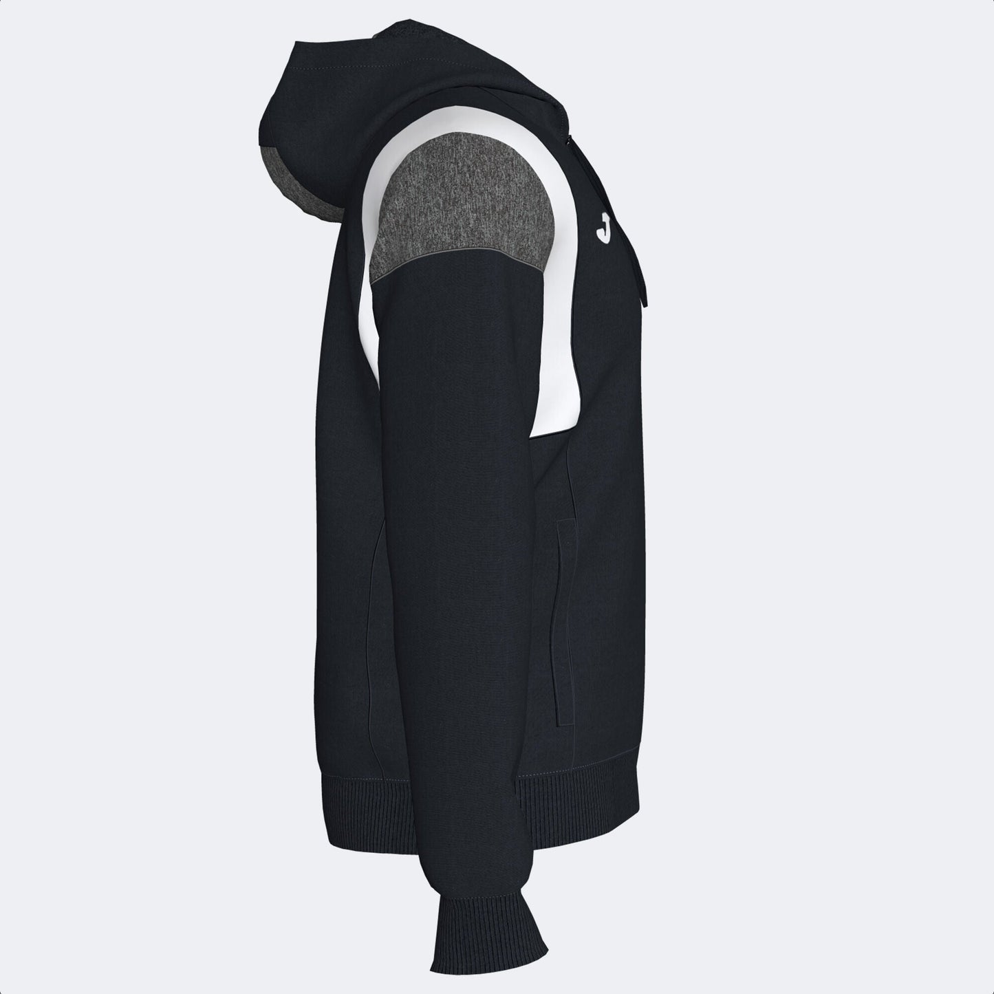 Joma Full Zipper Hood For Men-MZHDY-2006-Black - FactoryX.pk