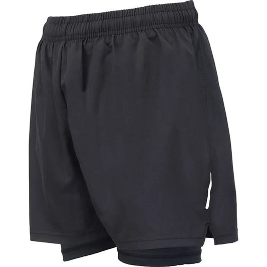 2679-Banner Essentials 2-in-1 Shorts For Kids-Black