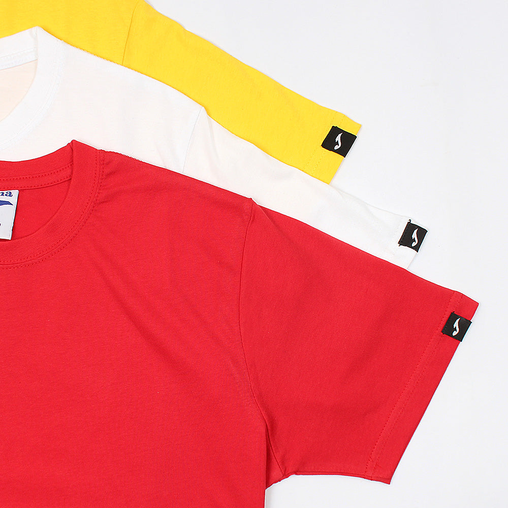 Pack Of 3 Joma Desert Plain Round Neck T-shirt Men's-03