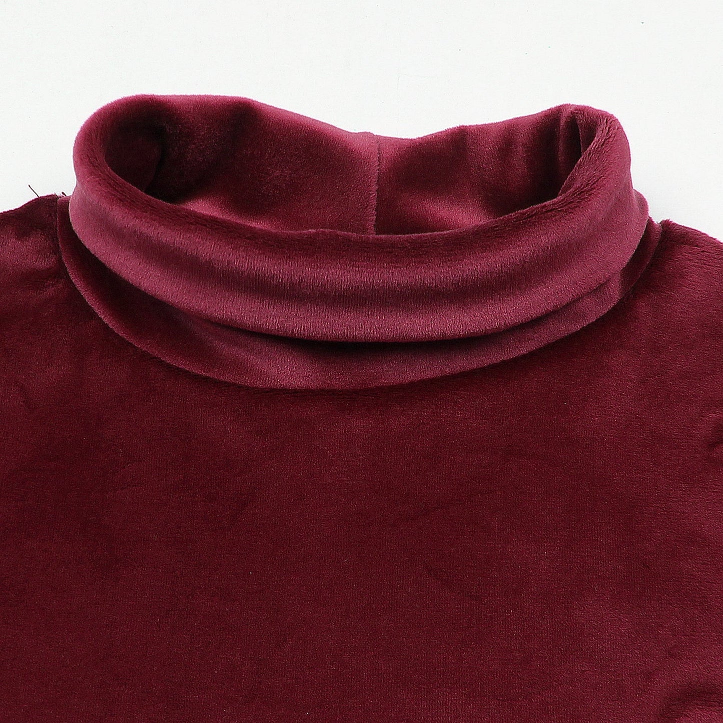 Velvet Turtle Neck For Women-2352