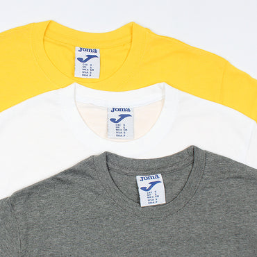 Pack Of 3 Joma Desert Plain Round Neck T-shirt Men's-04