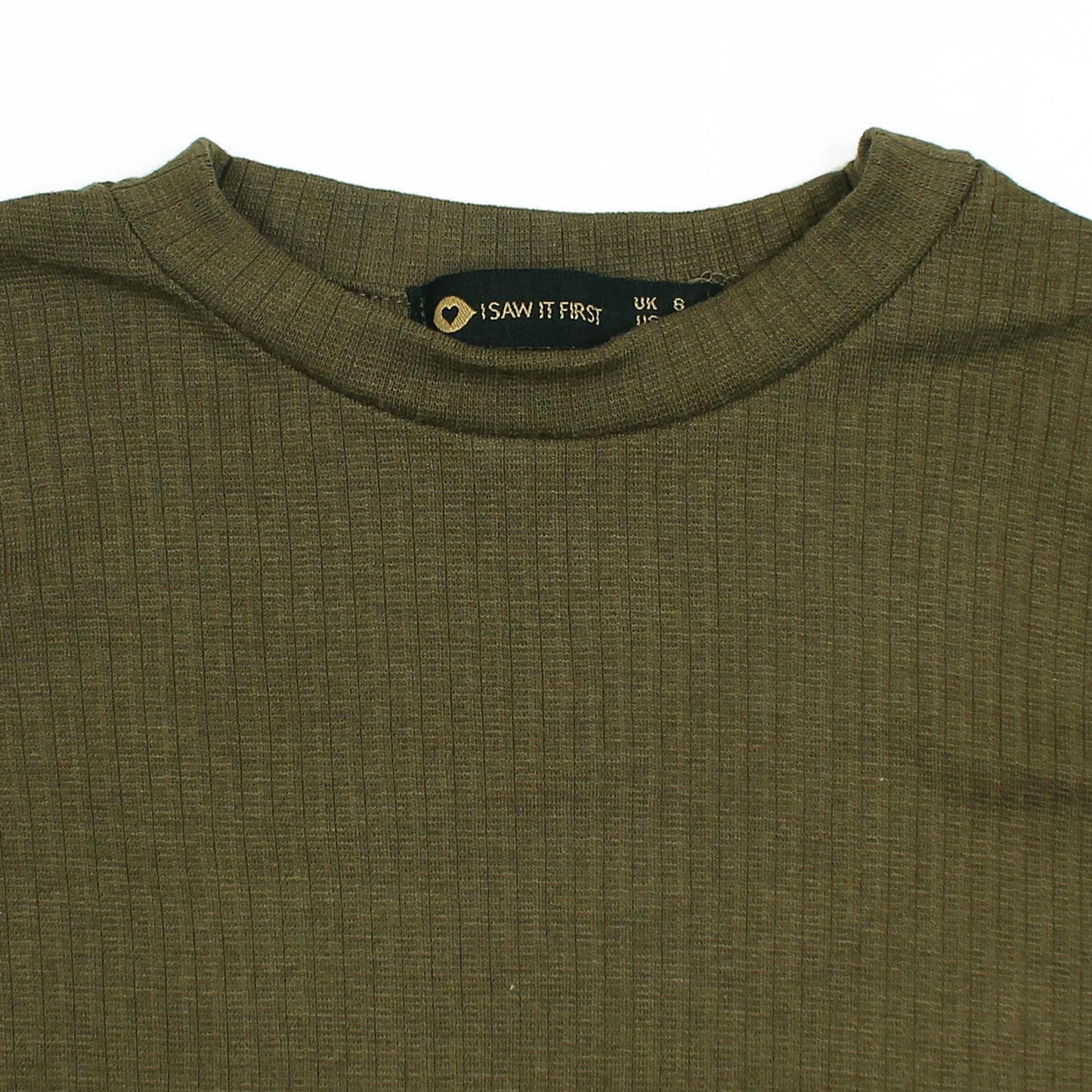 Sleevless Crew Neck Bodysuit Isawitfirst-2291-Fx1035-Olive
