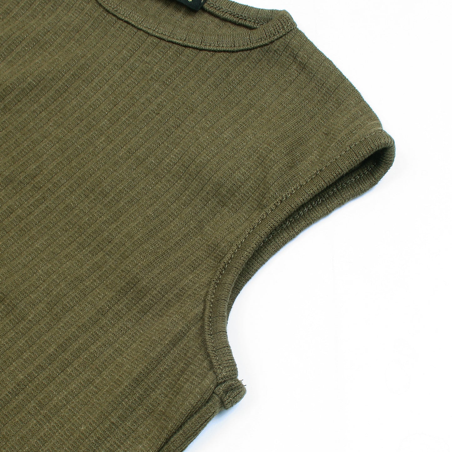 Sleeveless Racer Neck Bodysuit Isawitfirst-2294 -Fx1038-Olive