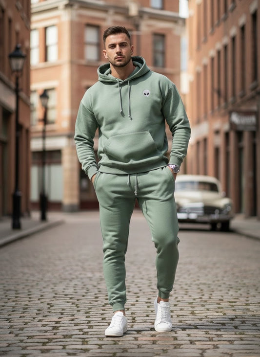 2770- PLUTO Essential Coord Set Unisex -Green