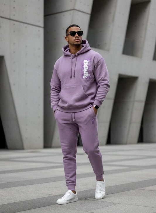 2771-Seek Within Unisex Coord Set-Purple