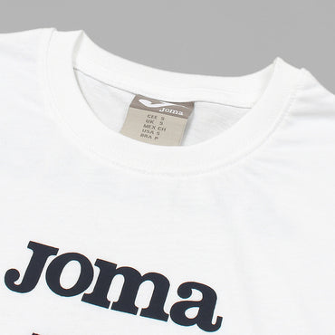 2676-Joma Pescara Training Short Sleeve T Shirt-White