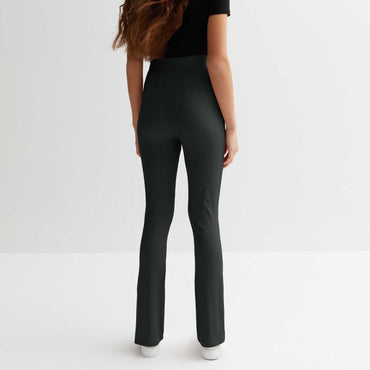 Women Rib Leggings Isawitfirst-2296-Fx1040-Black