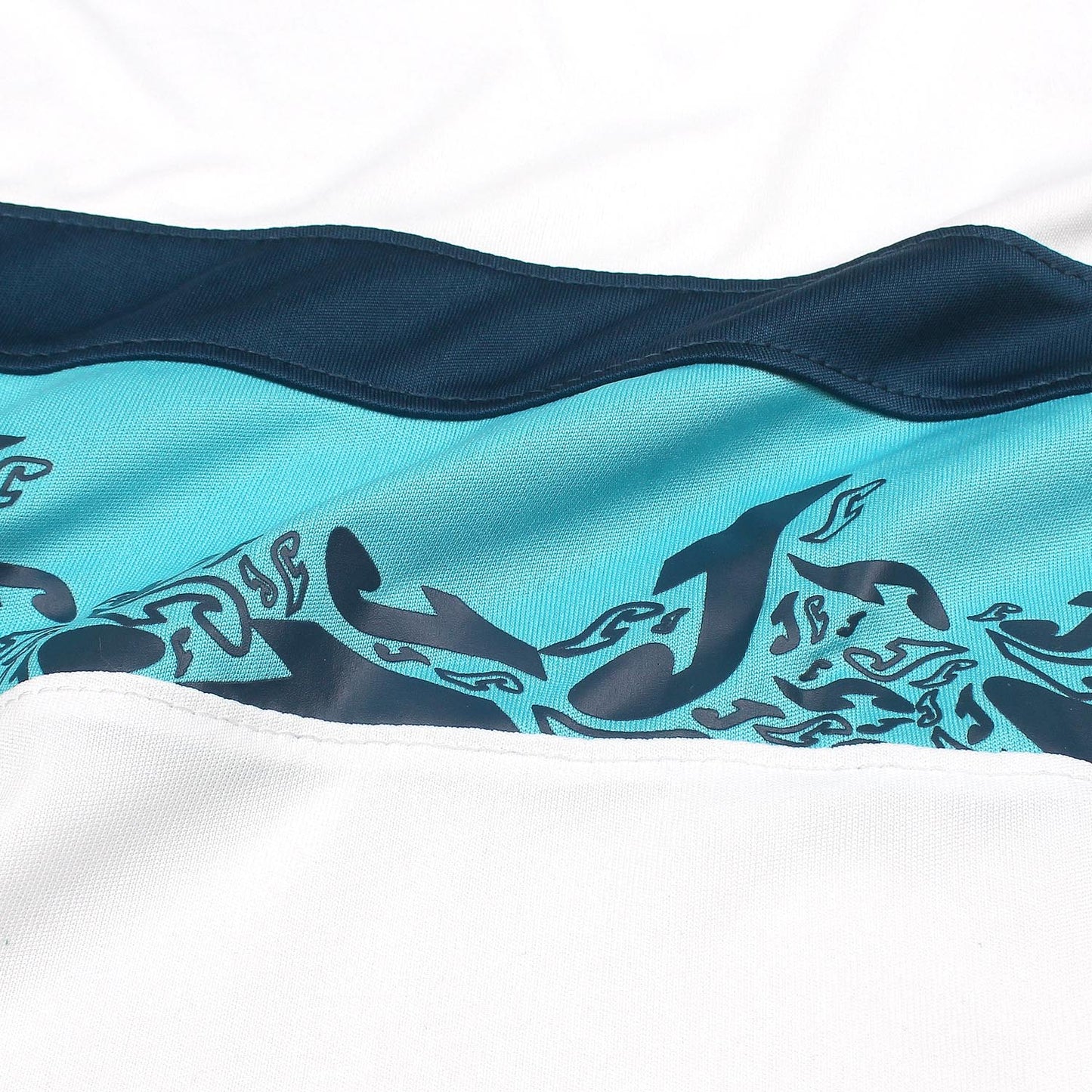 Joma Blizzard Summer Polyester T-shirt For Kids-KTST-2192White Turquoise