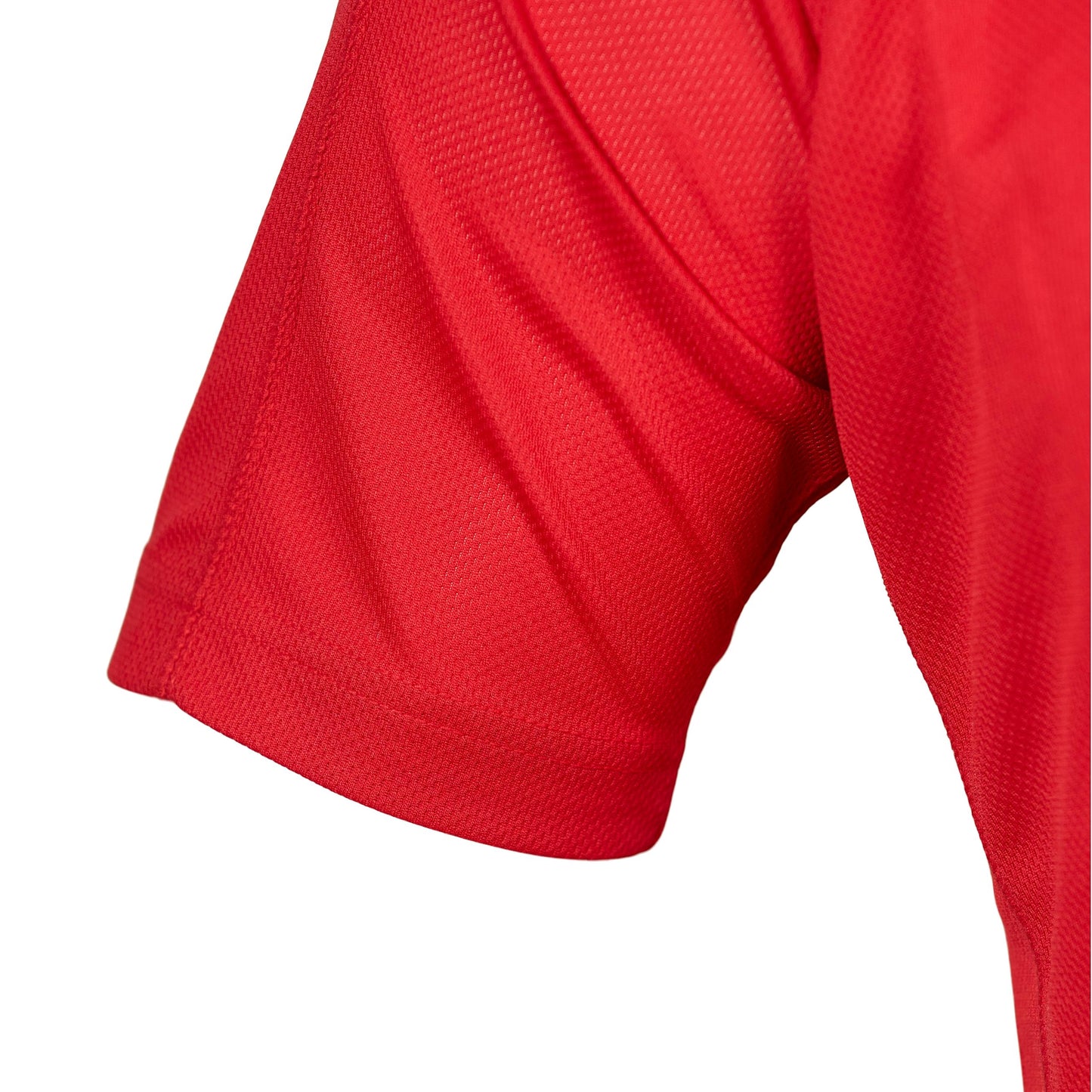 2681-Bold Wolf Vortex Mesh T Shirt For Men-Red