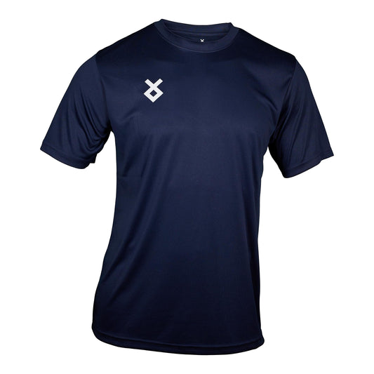 2681-Bold Wolf Vortex Mesh T Shirt For Men-Navy