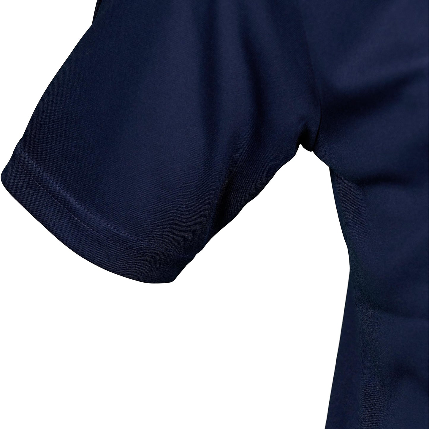 2681-Bold Wolf Vortex Mesh T Shirt For Men-Navy