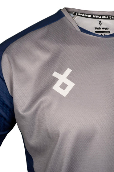 2682-Bold Wolf Iron Mesh T Shirt For Men