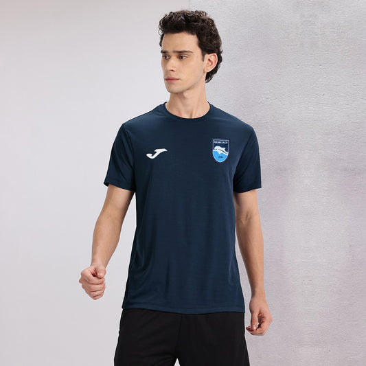 2676-Joma Pescara Training Short Sleeve T Shirt-Navy