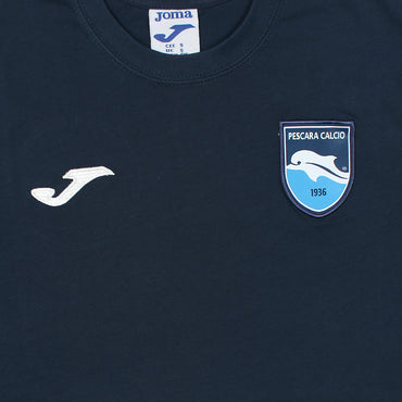 2676-Joma Pescara Training Short Sleeve T Shirt-Navy