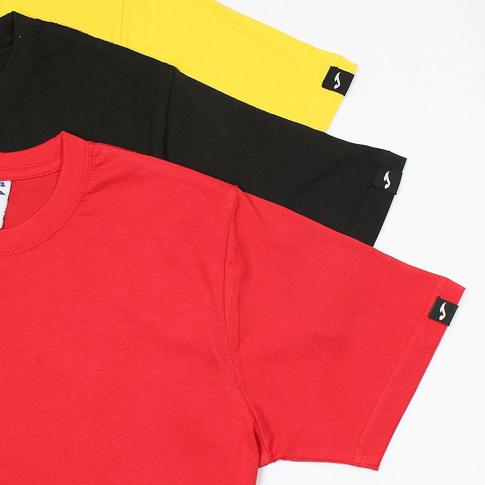 Pack Of 3 Joma Desert Plain Round Neck T-shirt Men's-06