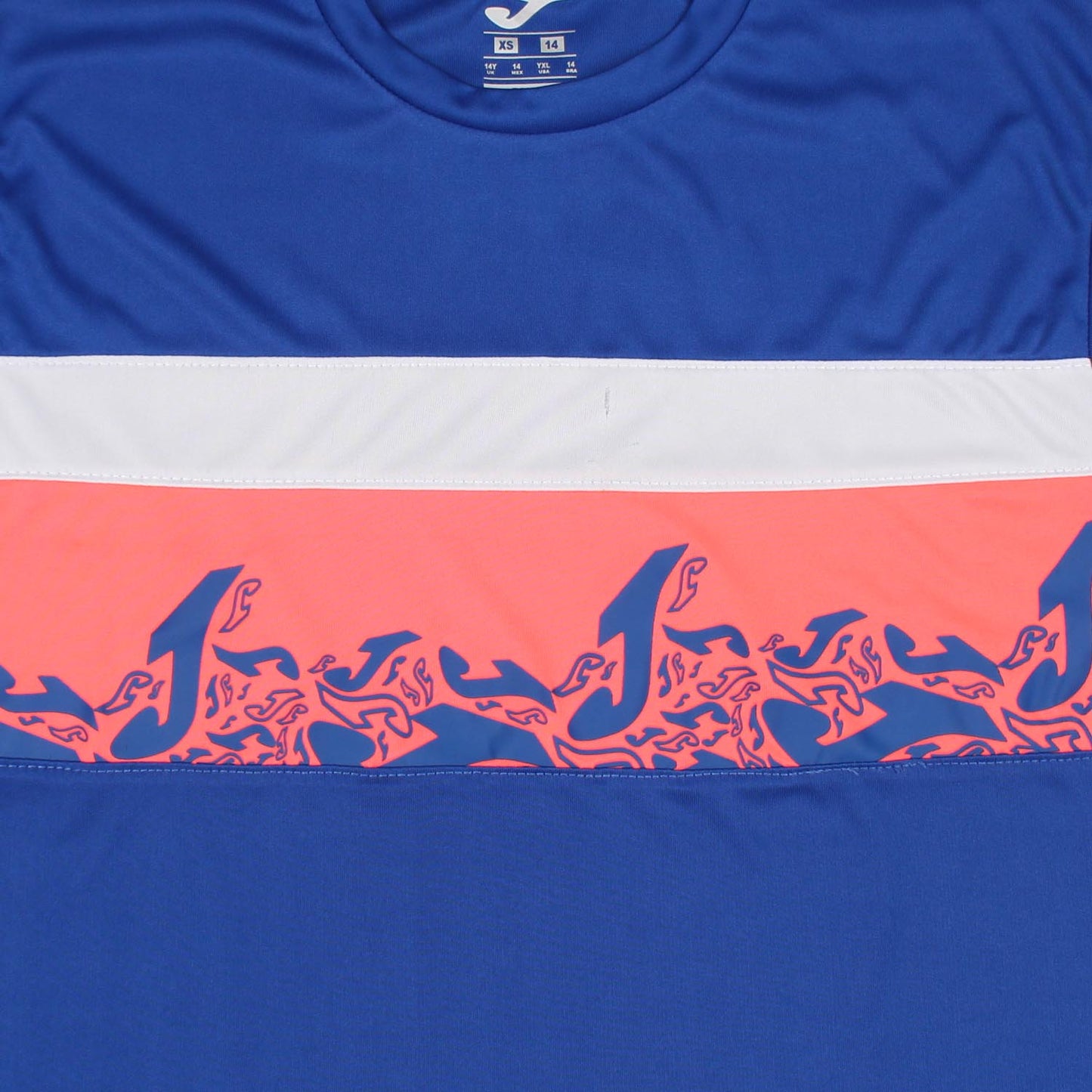 Joma Blizzard Summer Polyester T-shirt For kids-KTST-2192Royal Pink