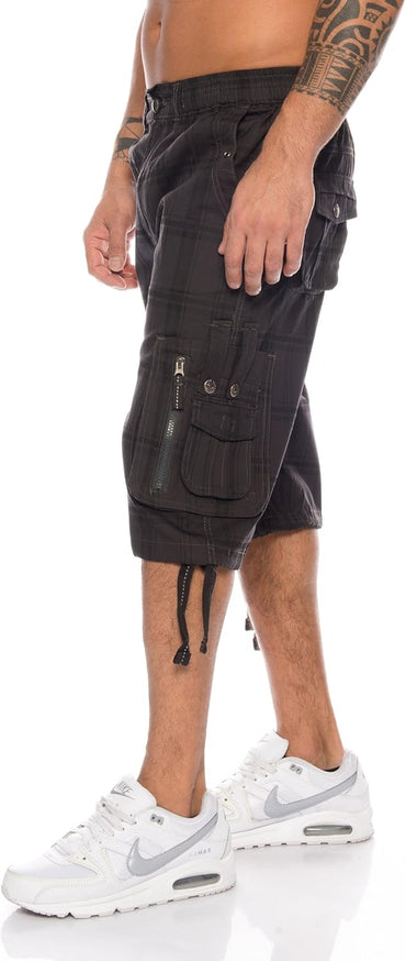 Raff & Taff Bermuda Shorts For Men-RT302-2628 Anthracite