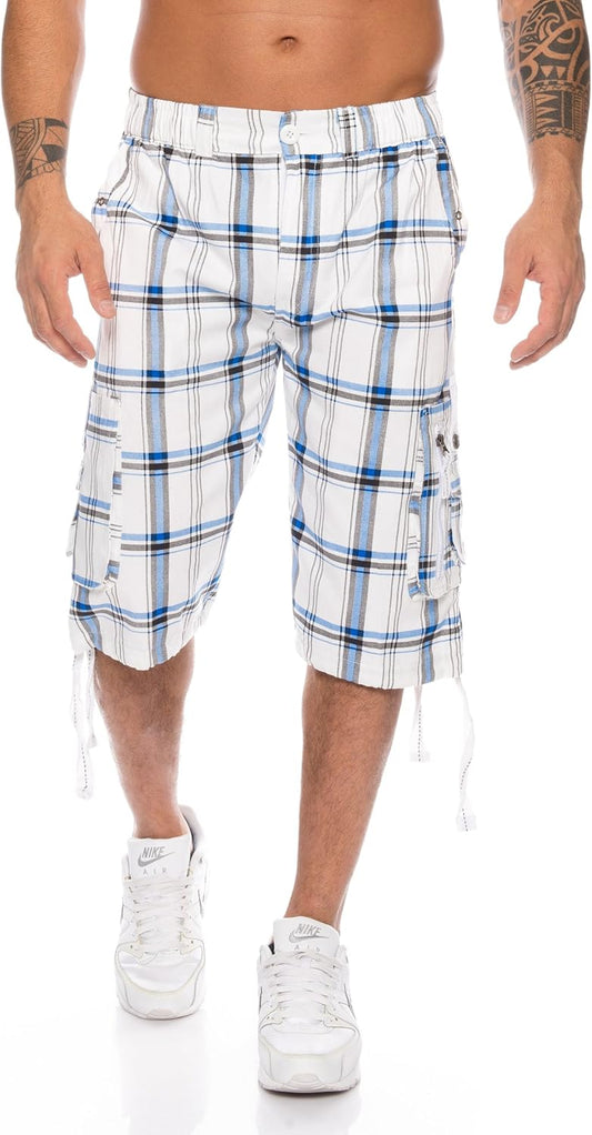 Raff & Taff Bermuda Shorts For Men-RT302-2628 White