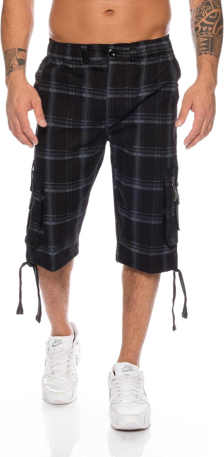 Raff & Taff Bermuda Shorts For Men-RT302-2628 Black