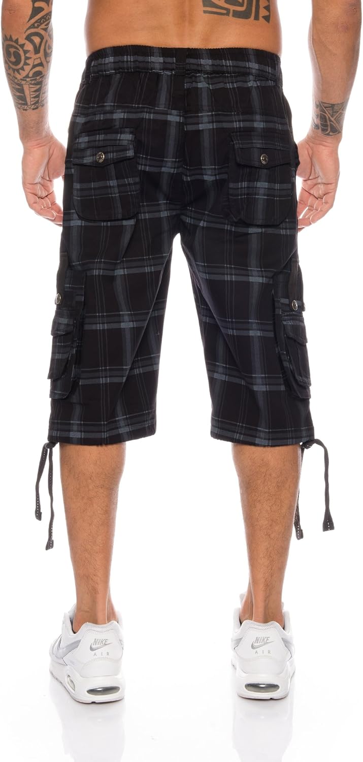 Raff & Taff Bermuda Shorts For Men-RT302-2628 Black