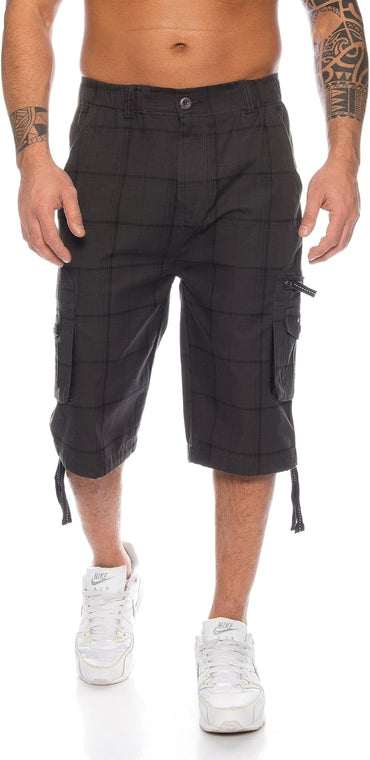 Raff & Taff Bermuda Shorts For Men-RT330-2629 Anthracite