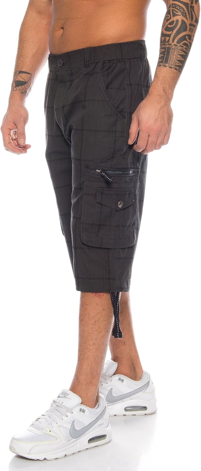Raff & Taff Bermuda Shorts For Men-RT330-2629 Anthracite