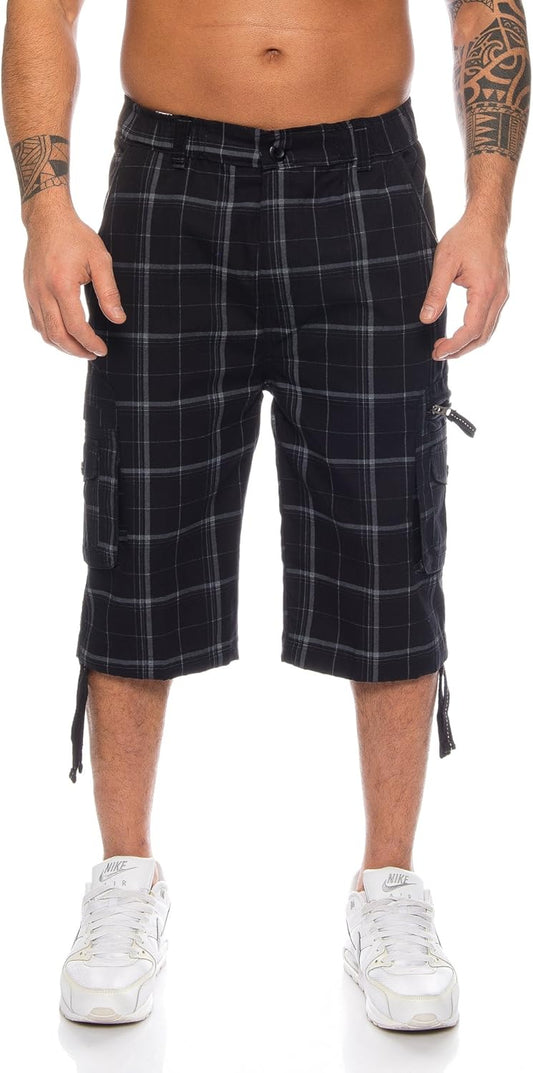 Raff & Taff Bermuda Shorts For Men-RT330-2629 Black