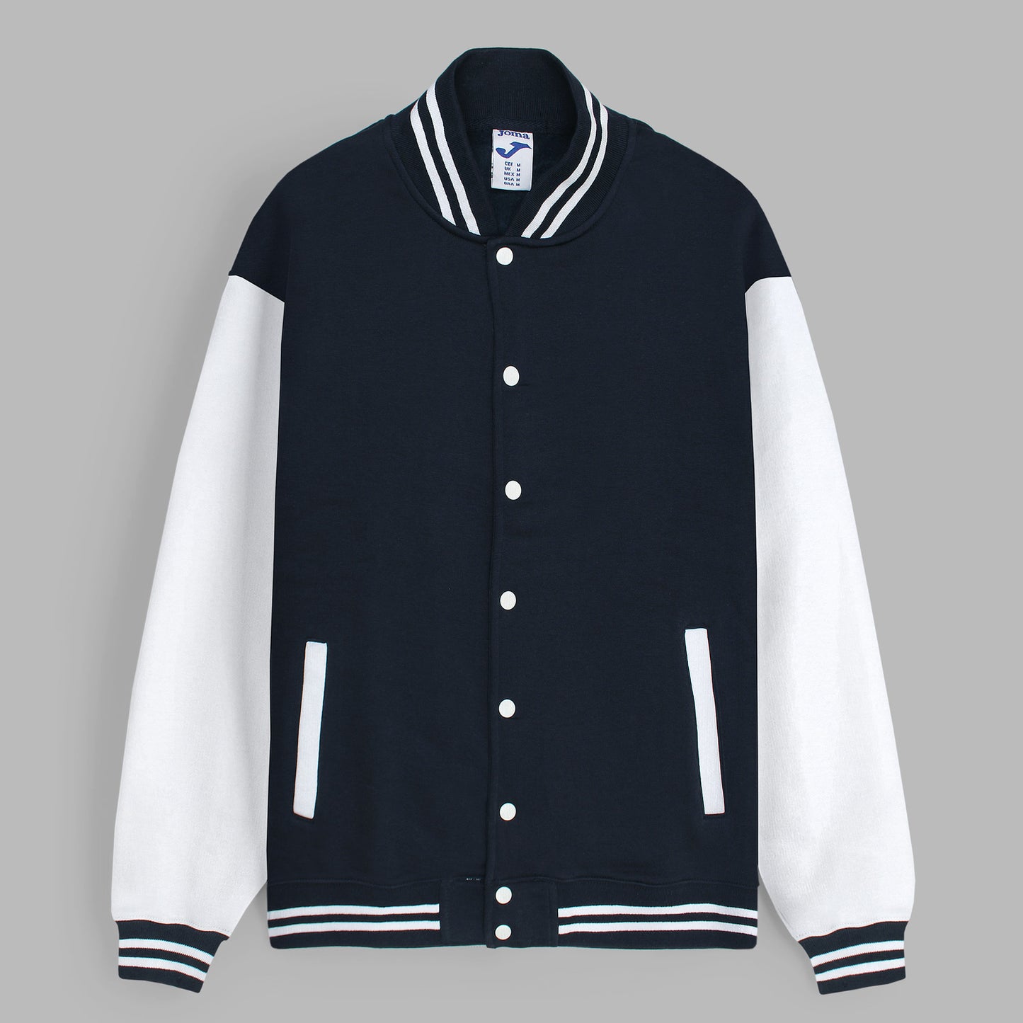 Joma Unisex Plain BaseBall Varisty Jacket -2595