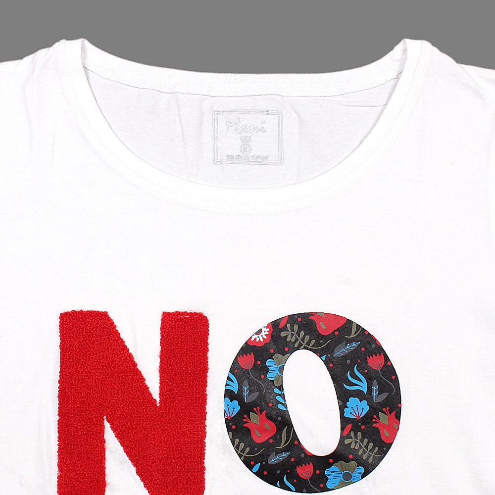 No More Drama Print T-Shirt For Women-0008