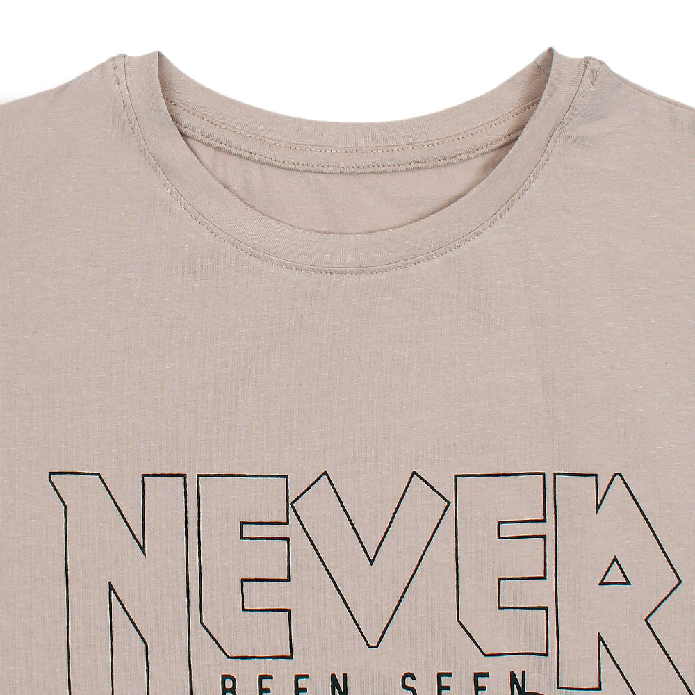 Never Tiger Print T-shirt For Women