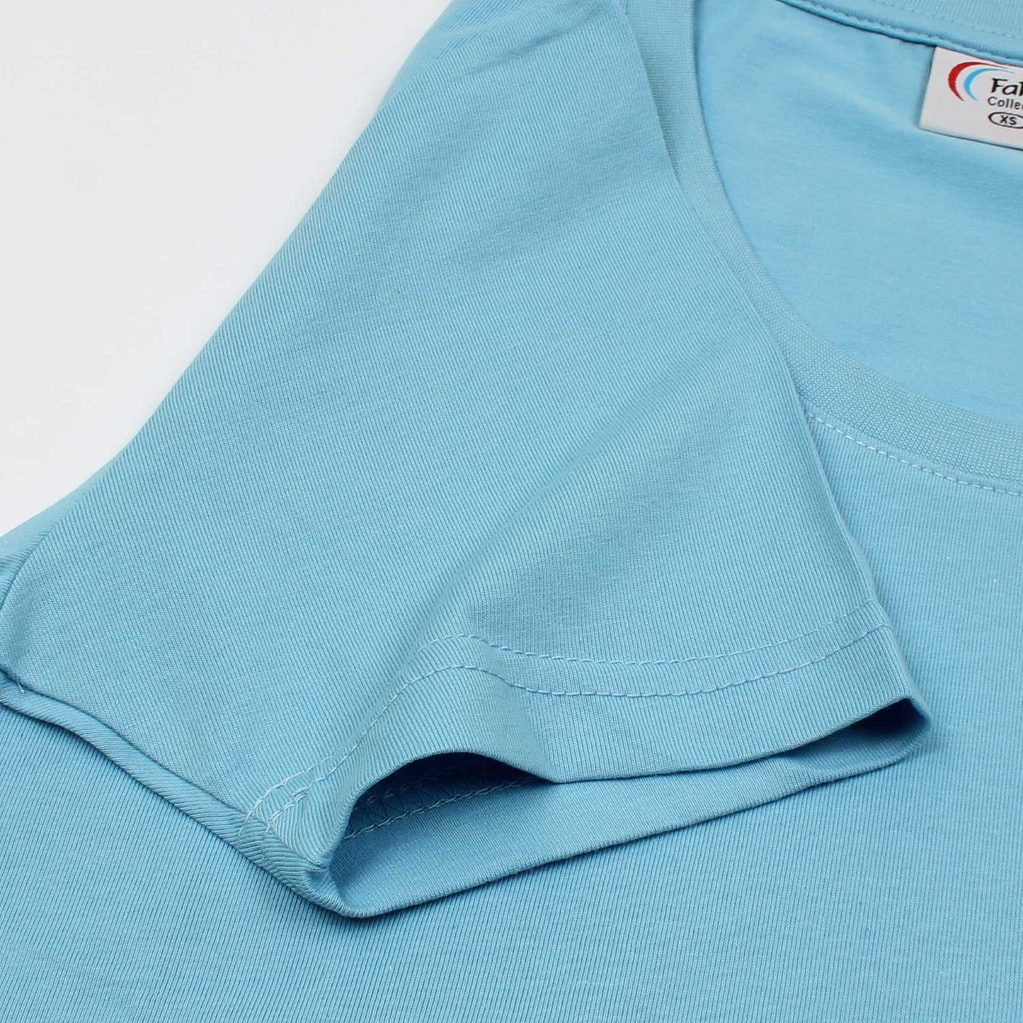 Fapak Solid Round Neck T-shirt For Women-2405