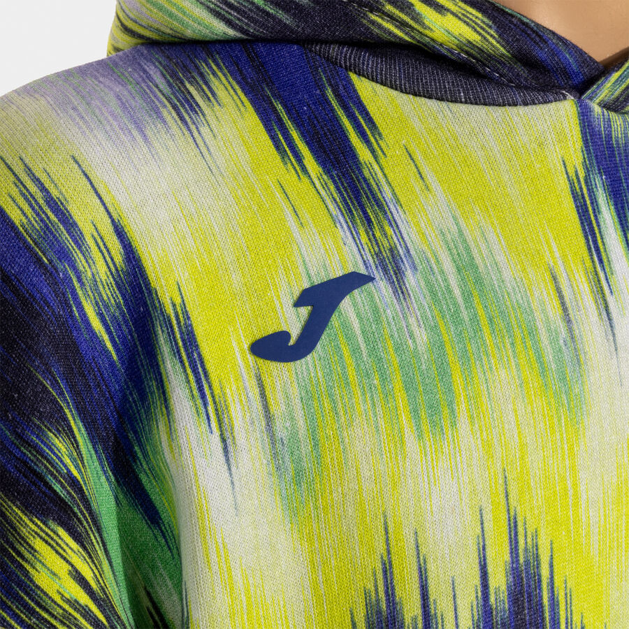 2675-Joma Metaverse Multicolor Hoodie For Kids-Yellow
