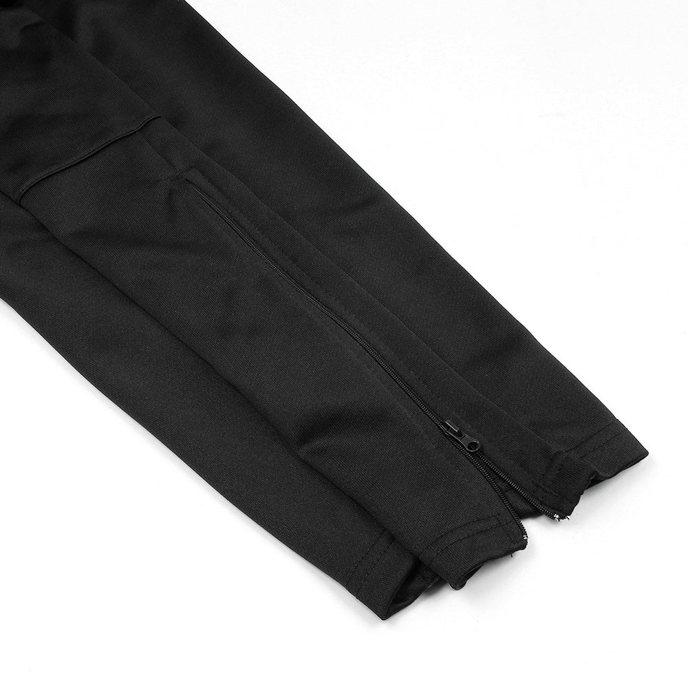 Encor ZR-35 Falcon Plain Training Trousers For Men-Black