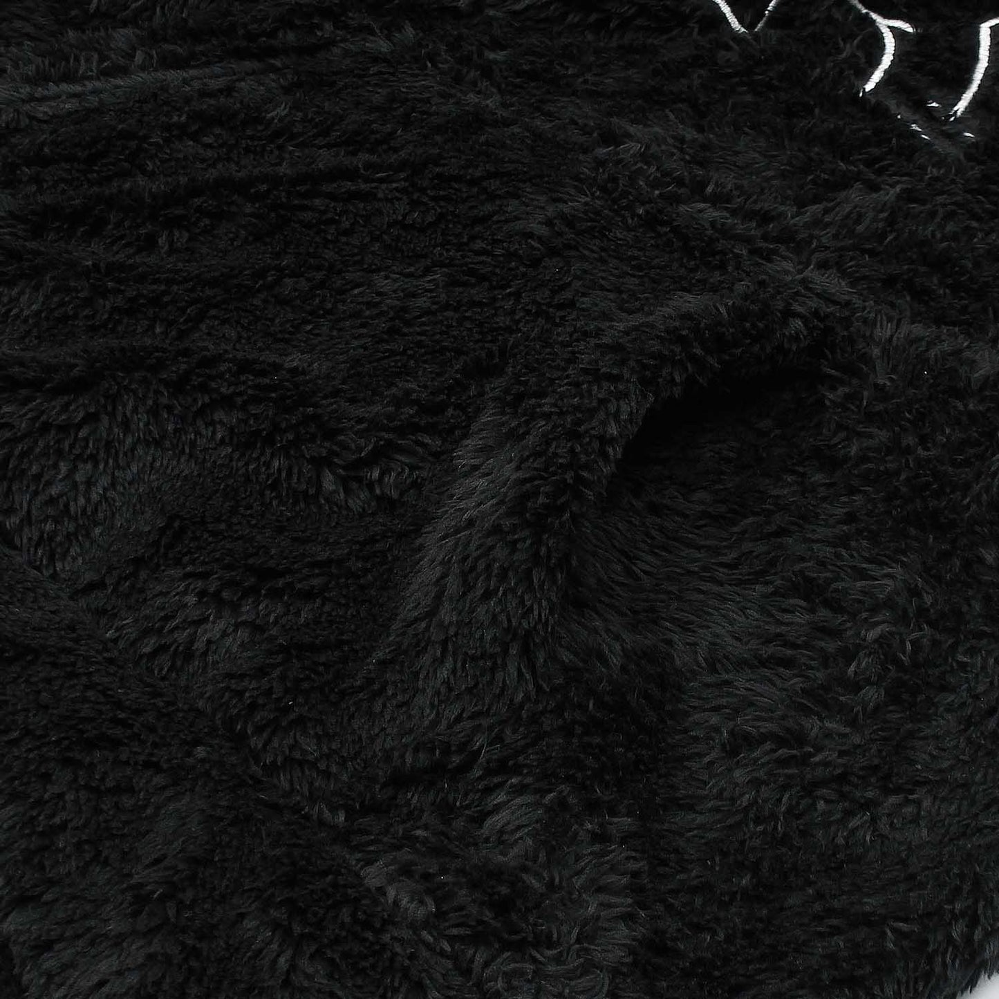 Teddy Bear Embroidered Furr Sherpa Hood For Women-2303