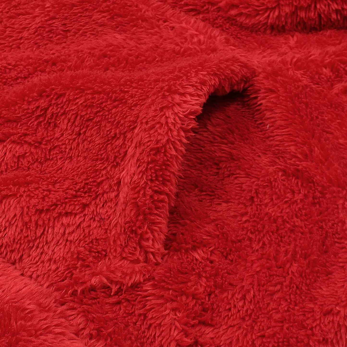 Teddy Bear Embroidered Furr Sherpa Hood For Women-2303