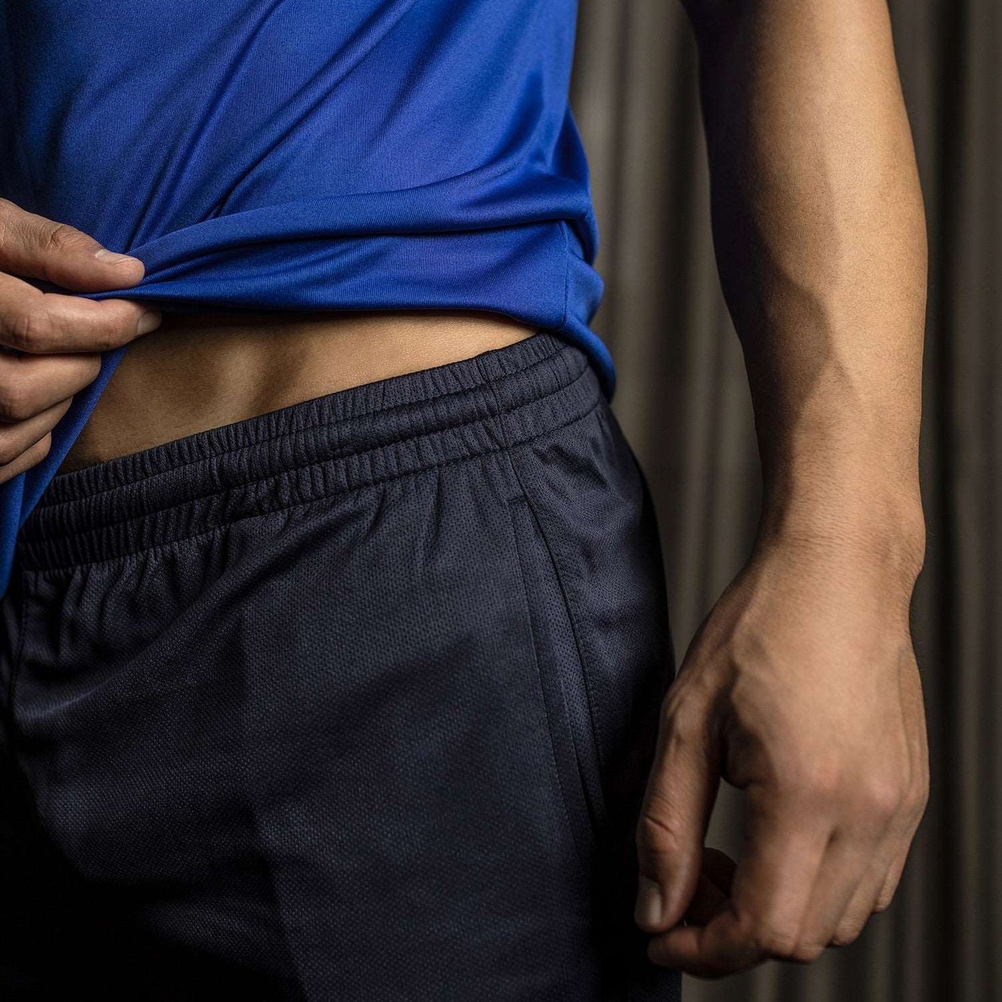 Cflex Activewear Short For Men-MSTS-2003-Navy - FactoryX.pk