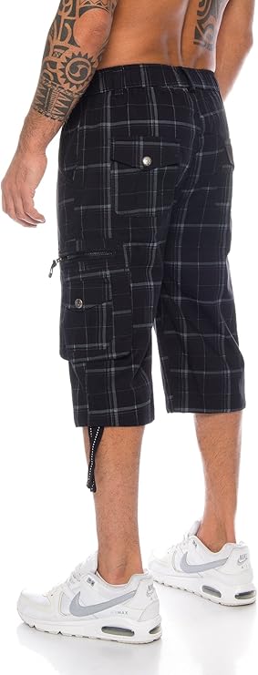 Raff & Taff Bermuda Shorts For Men-RT330-2629 Black
