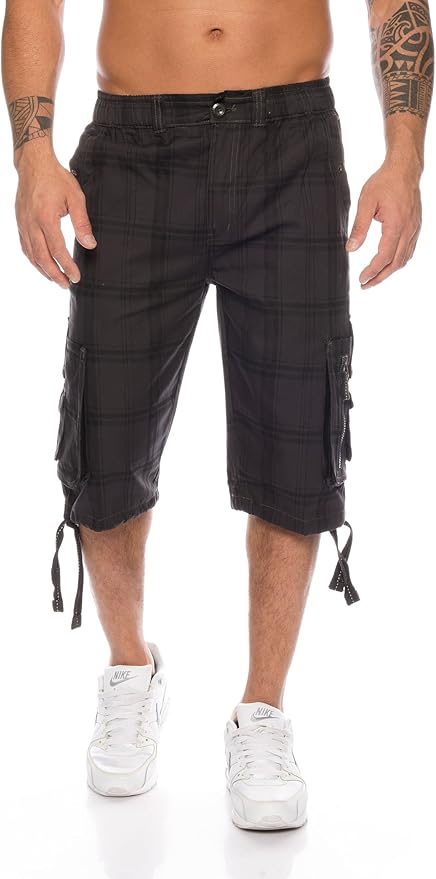 Raff & Taff Bermuda Shorts For Men-RT302-2628 Anthracite