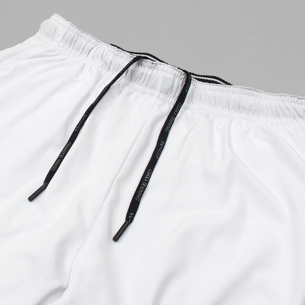 2618-Osaka Two In One Shorts For Men-White