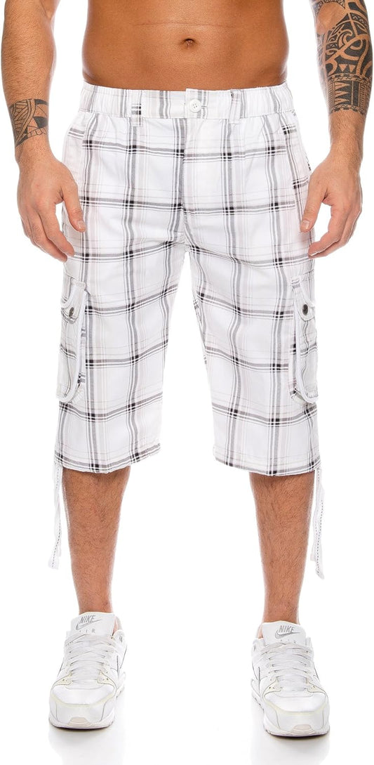 Raff & Taff Bermuda Shorts For Men-RT665-2627 White