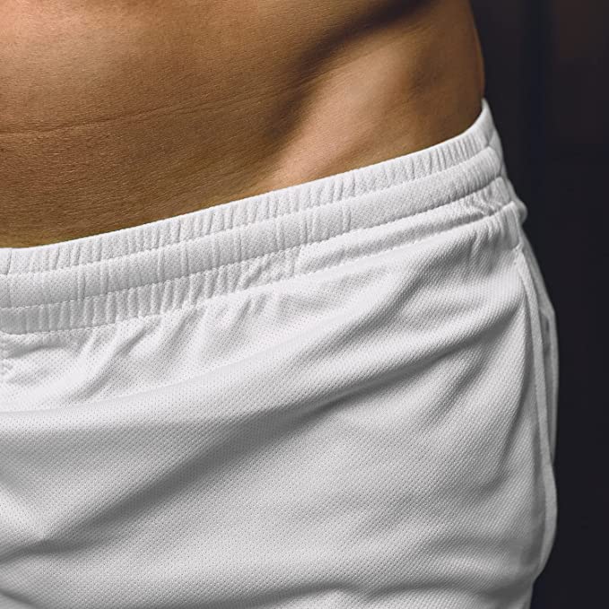 Cflex Activewear Short For Men-MSTS-2003-White - FactoryX.pk